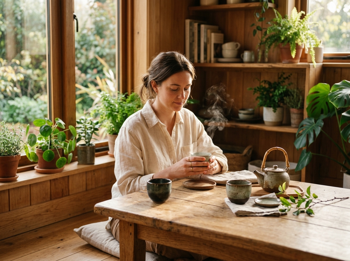 Pausa de té consciente